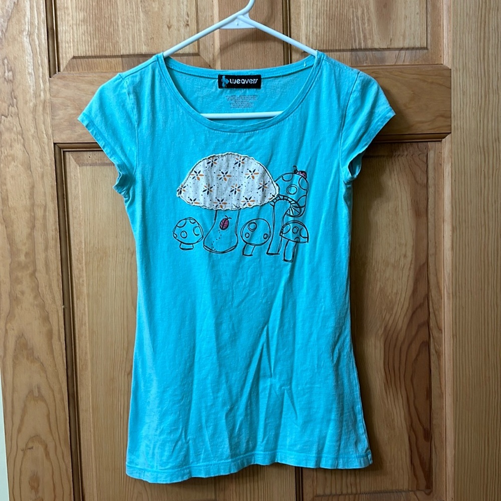 Cute mushroom tee